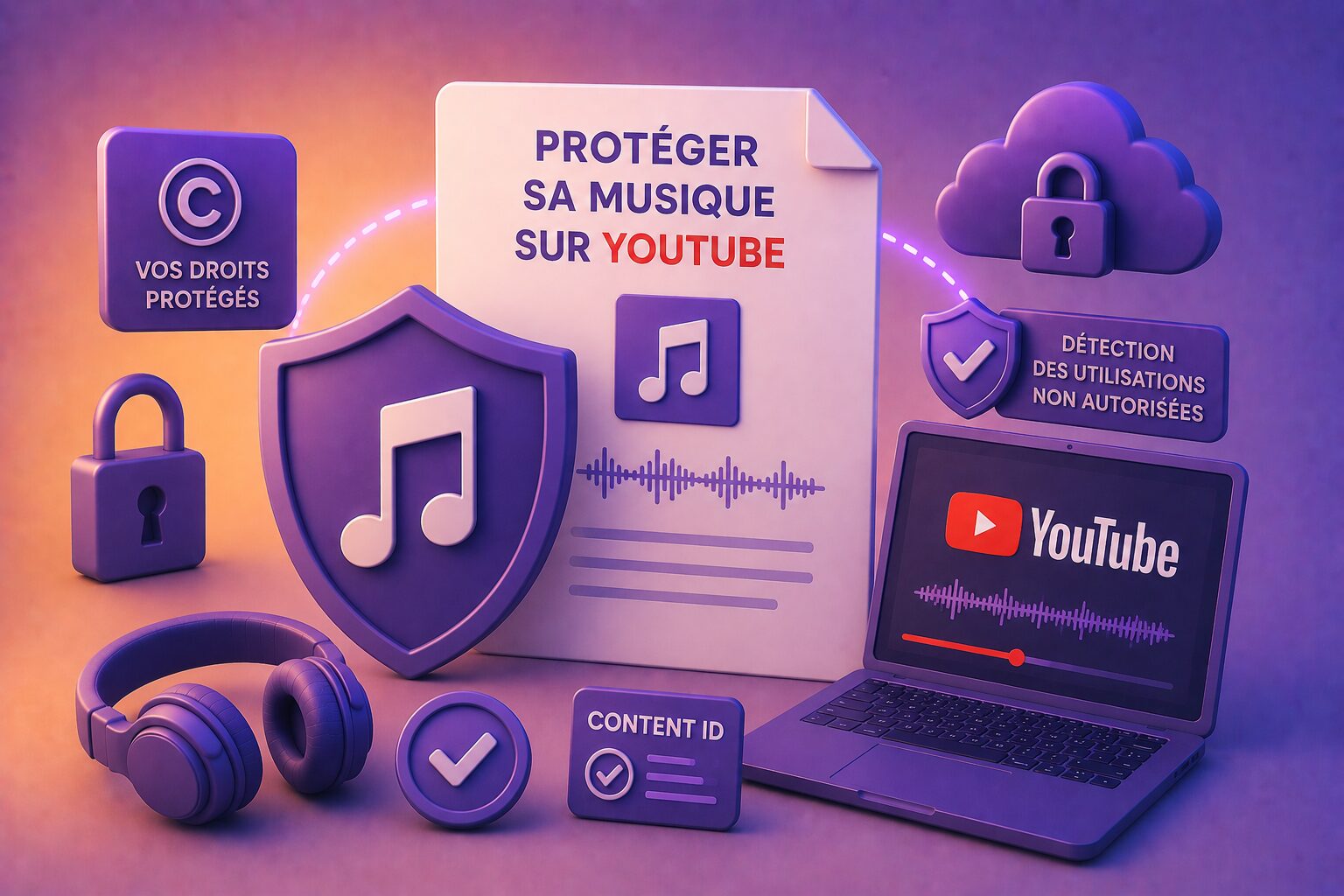 protéger sa musique sur youtube