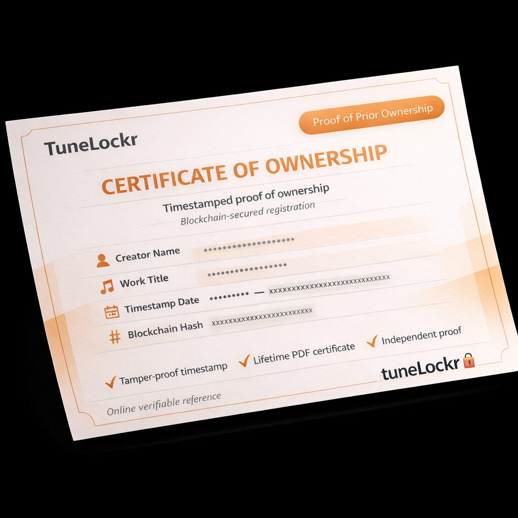 protéger ses créations musicales