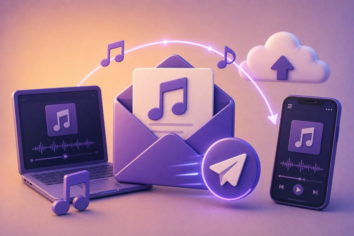 envoyer une musique