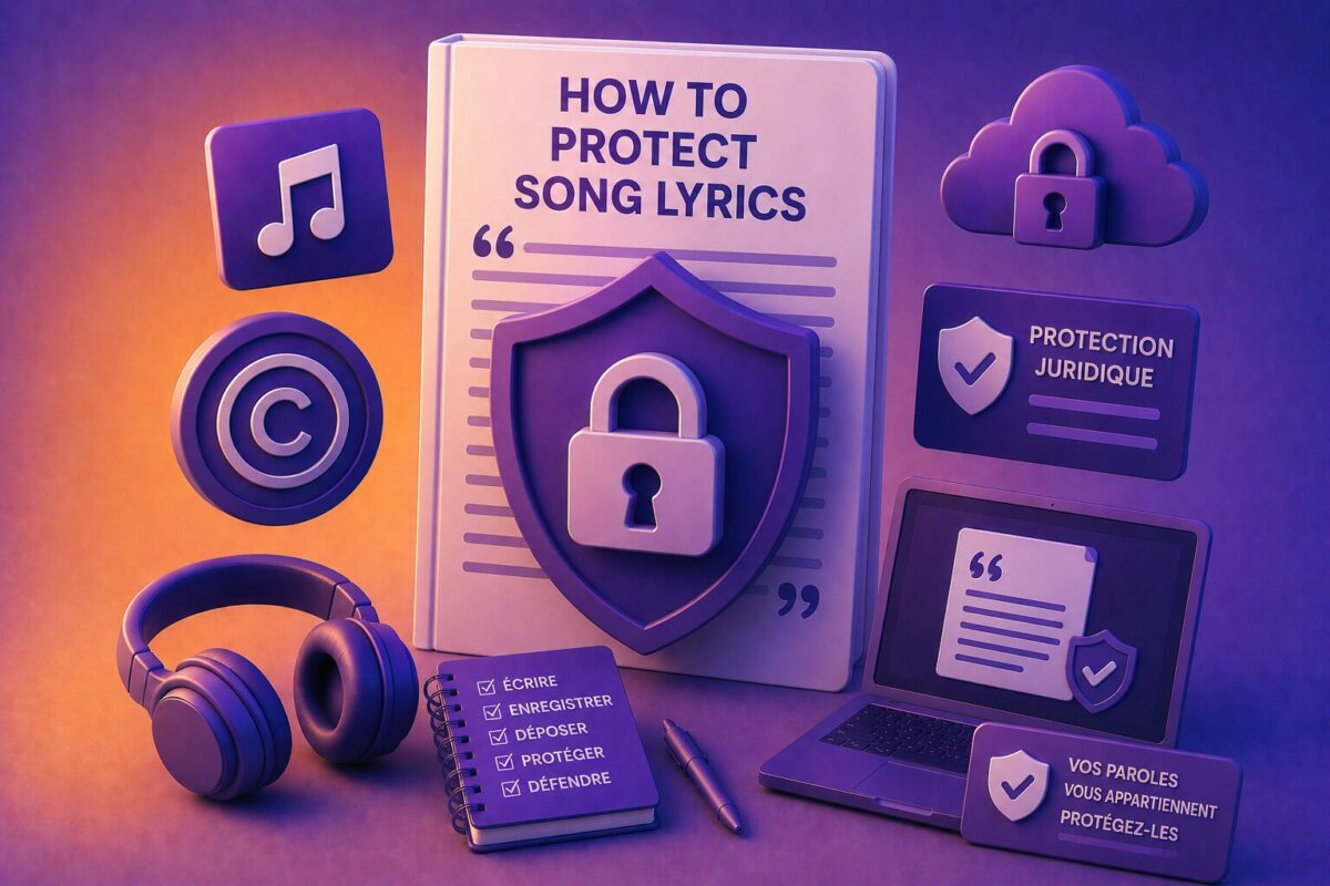 how to protect song lyrics