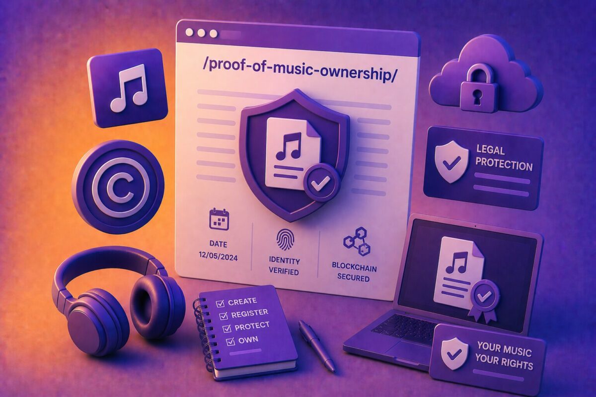 proof of music ownership