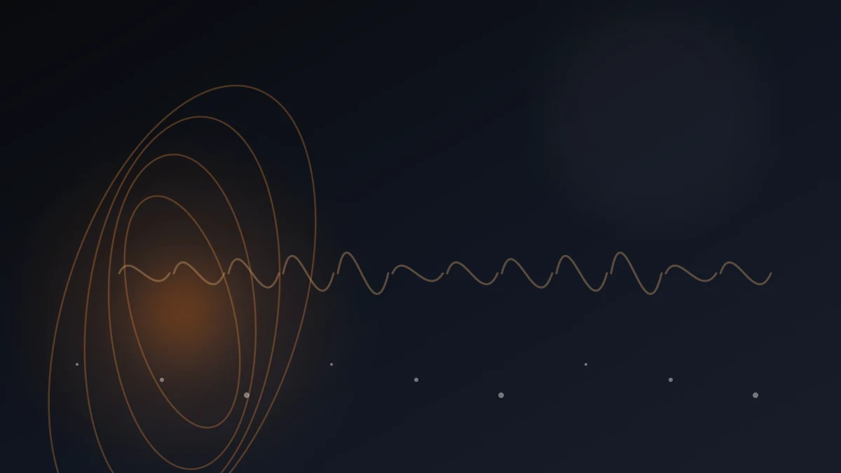 Diferencia entre ISRC e ISWC — ilustración abstracta de TuneLockr sin texto
