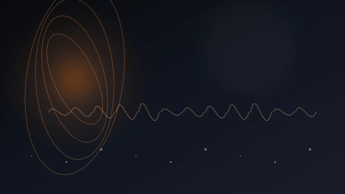 prueba de plagio musical — ilustración abstracta de TuneLockr sin texto